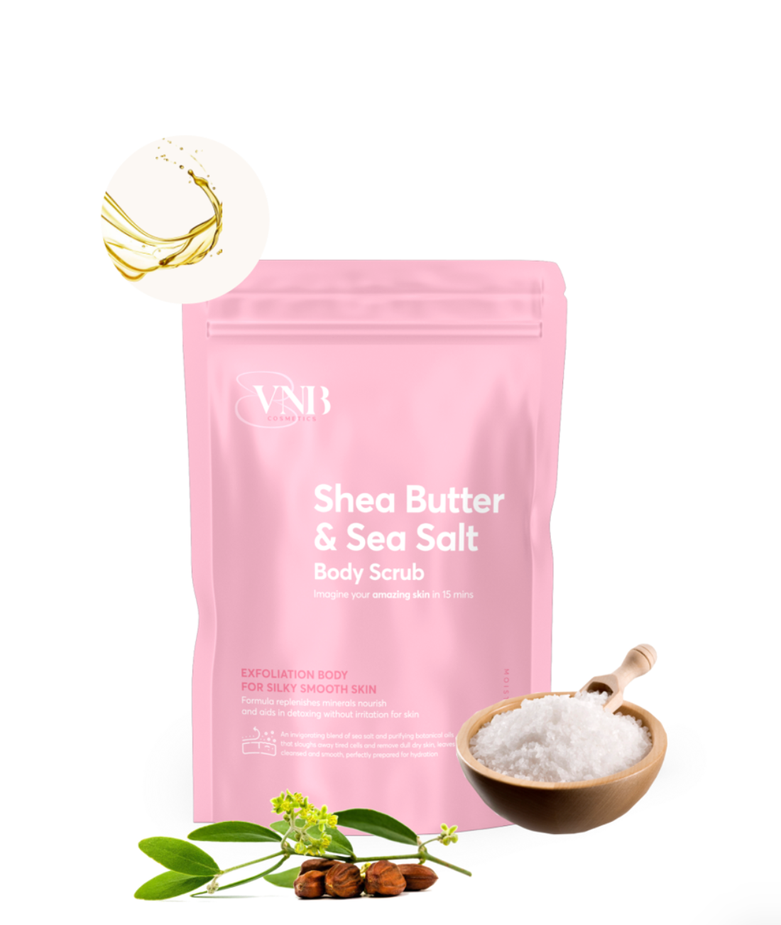 VNB Shea Butter and Sea Salt Body Scrub